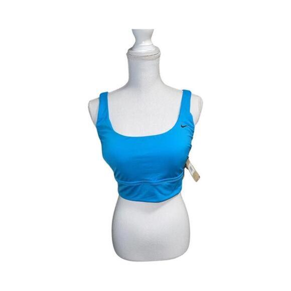 Nike Other - NEW Nike Women's SWIM Sports Bra, Size L NESSA229, Blue / White, MSRP: $54